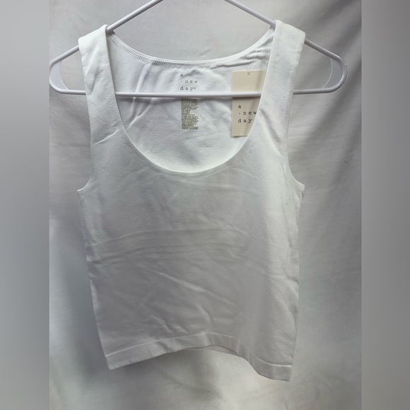 a new day Tops - A New Day Women's Classic White Tank Top